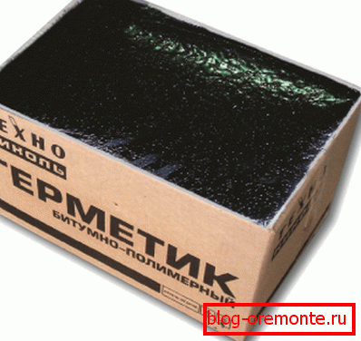 Bitumenes tömítőanyag a repedések lezárásához