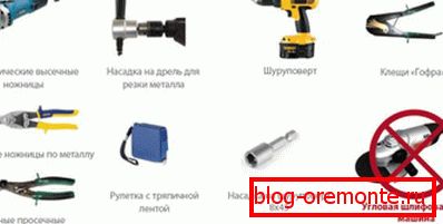 Szerszámok fémprofil vágásához