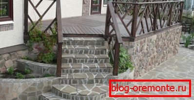 Veranda - vasbeton, fa