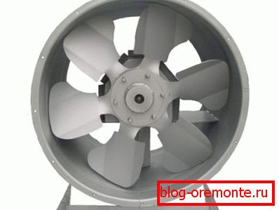 A ventilátor radiális kialakítása a füst eltávolításához