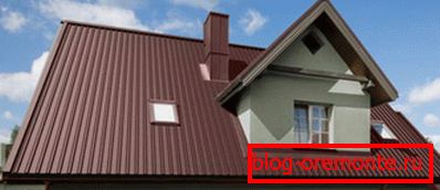 A csapágy tetője profilozott