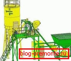 Gyorsan szerelhető betonkeverő üzem Gyorsan szerelhető betonkeverő üzem