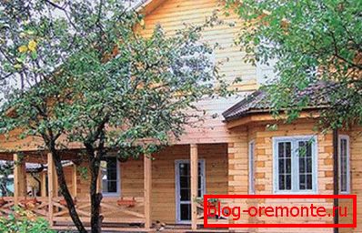 Частный дом из клееного fűrészáru Частный дом из клееного fűrészáru
