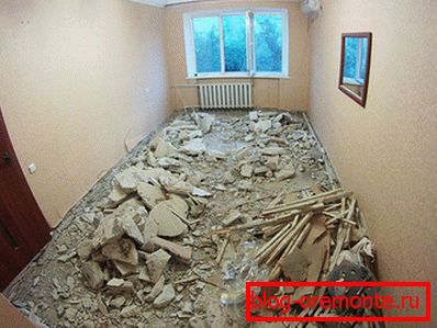 A padló leválasztása