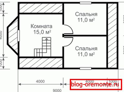 Faház 6x9 m Faház 6x9 m