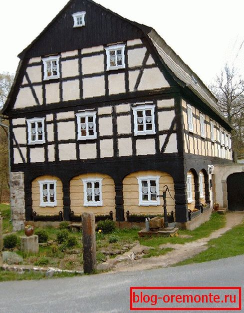 Fachwerk dekoráció
