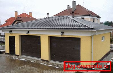 Hip tetőgarázs