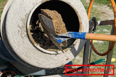 Beton készítése betonkeverővel Beton készítése betonkeverővel