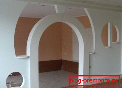 Gipszkarton válaszfal arch hogyan készítsünk egy ívet a gipszkartonból
