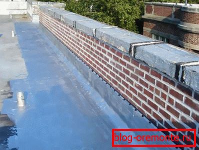Tégla parapet