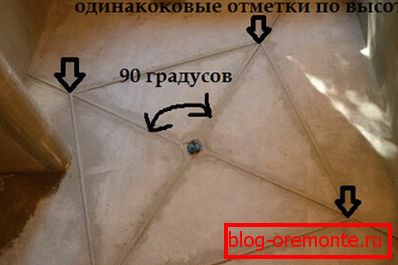 A fotó - a helyét a világítótornyok létrehozása lejtőn a zuhany A fotó - a helyét a világítótornyok létrehozása lejtőn a zuhany