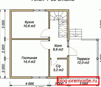 Az első emeleten 4 szoba és egy csarnok áll. Az első emeleten 4 szoba és egy csarnok áll.