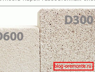 A levegőztetett beton sűrűségét szemléltető példa A levegőztetett beton sűrűségét szemléltető példa
