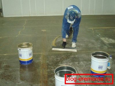 Akrilkomponensek alkalmazása a beton felületén Akrilkomponensek alkalmazása a beton felületén