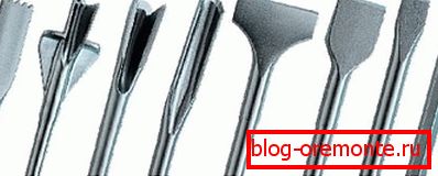 Perforator fúvókák: az első balról a fogazott penge Perforator fúvókák: az első balról a fogazott penge