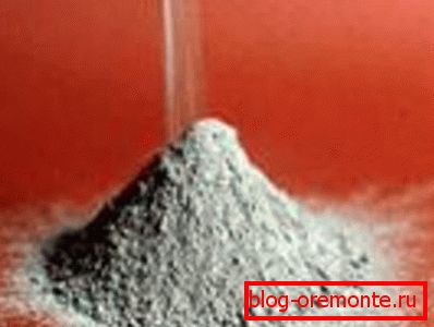 A pozzolán-cement minta. A pozzolán-cement minta.
