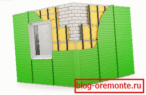 Rendszer falburkolat hullámosított