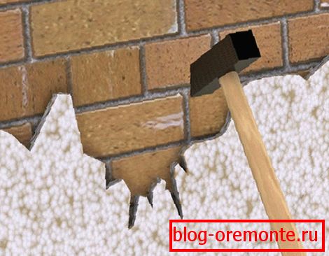 A régi homlokzat tisztítása