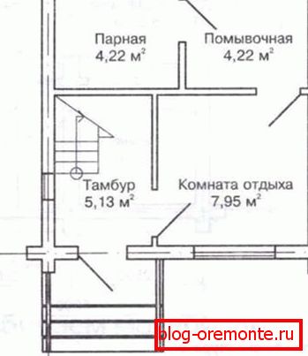 Példa egy 5x5-ös méretű építési projektre és egy további tetőtérre Példa egy 5x5-ös méretű építési projektre és egy további tetőtérre