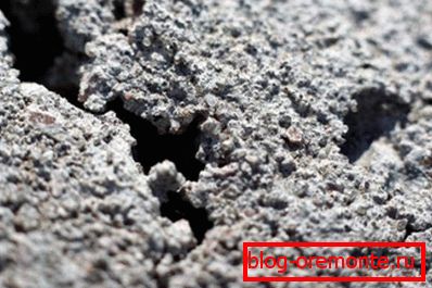 A beton keményedésének eredménye nem ideális körülmények között A beton keményedésének eredménye nem ideális körülmények között
