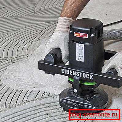 A beton felületének csiszolása A beton felületének csiszolása