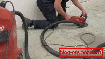 Csiszolás porgyűjtővel Csiszolás porgyűjtővel