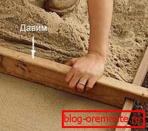Homokpárna létrehozása Homokpárna létrehozása