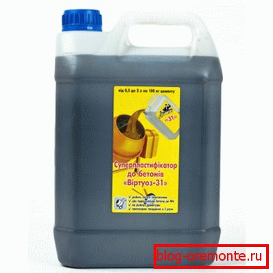 Superplasticizer ukrán készült Virtuoso-31.