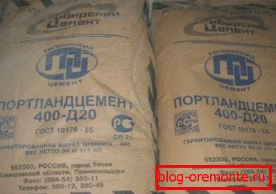 Csomagolási cement Csomagolási cement