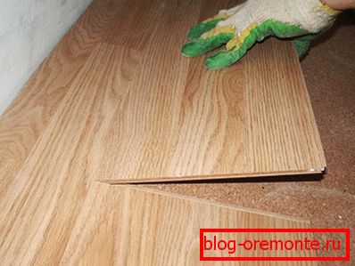 Ecoflooring laminátum fektetése