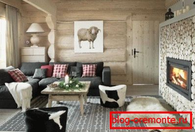 A faház ezen belsejében több modern megoldást talál. A faház ezen belsejében több modern megoldást talál.