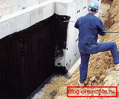 Függőleges vízszigetelés Függőleges vízszigetelés