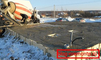 Betonozás mínusz hőmérsékleten Betonozás mínusz hőmérsékleten