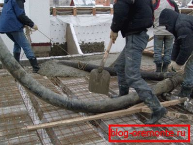 Beton öntés в холодное время Beton öntés в холодное время